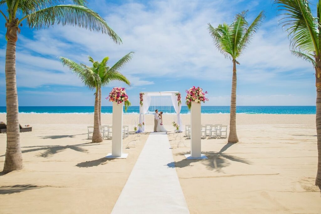 beach wedding location destination wedding mexico at hyatt los cabos