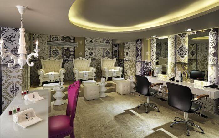 beauty salon area in the paradisus los cabos spa