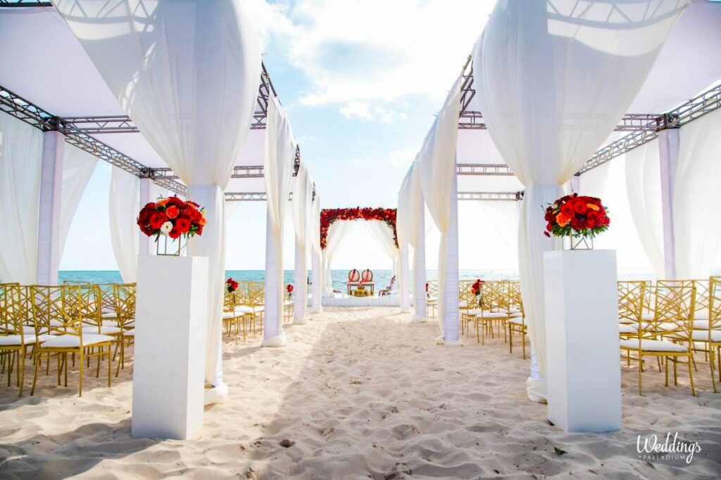 grand palladium costa mujeres beach wedding ceremony and trs costa mujeres beach wedding ceremony