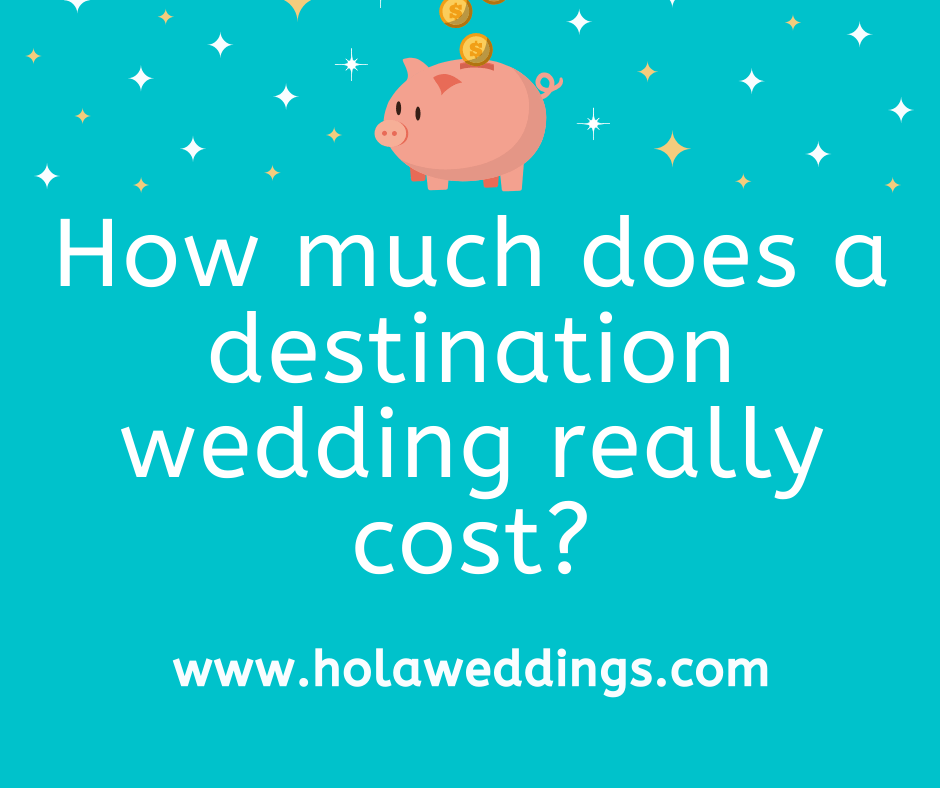 how much does a destination wedding really cost