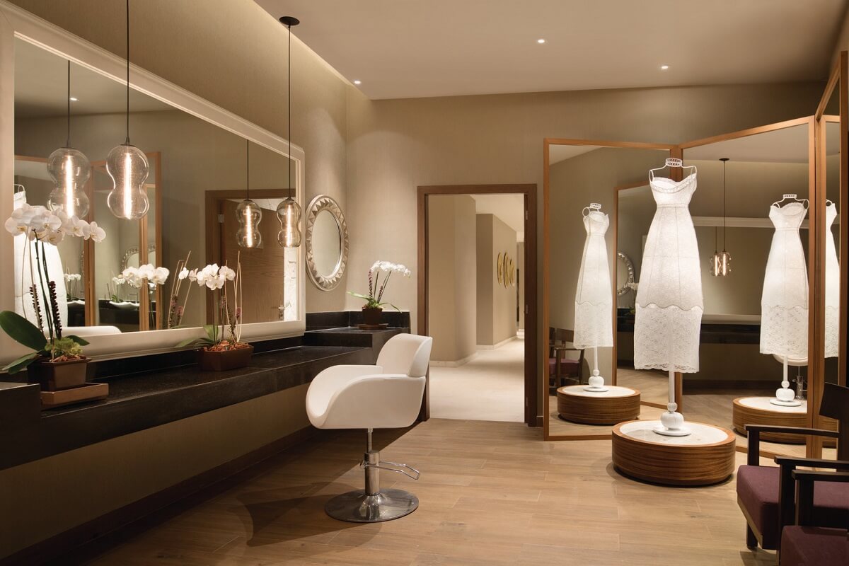 bridal suite with multiple mirrors hyatt ziva cancun