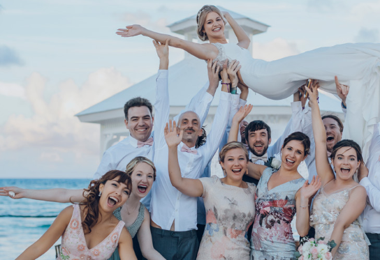 Spending time with friend a great reasons to have a destination wedding