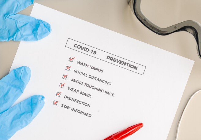 covid 19 prevention check list