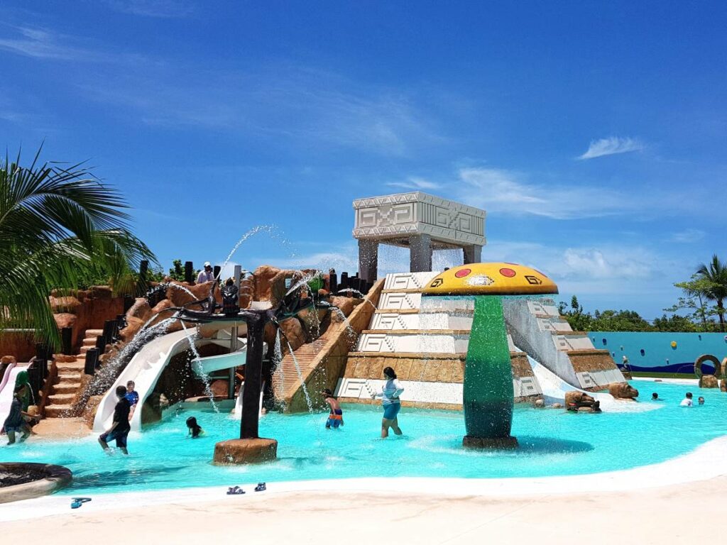 Waterpark at finest playa mujeres weddings resort