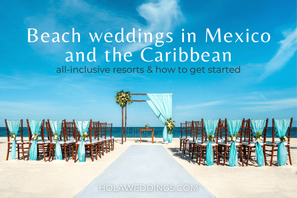 beach weddings in mexico and the caribbean