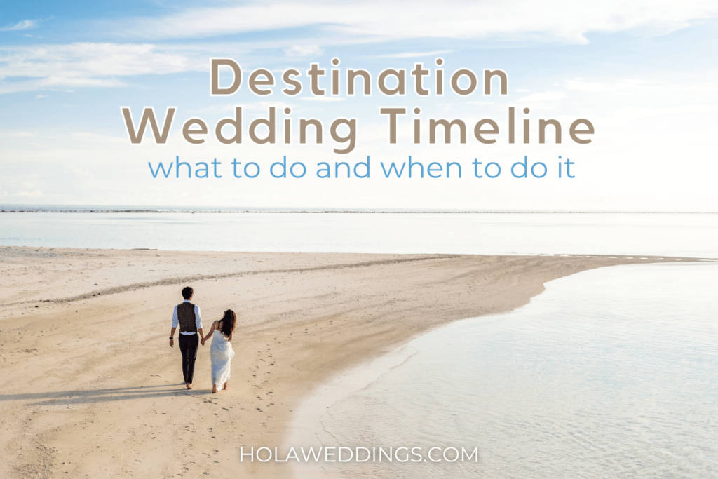 destination wedding timeline blog post cover
