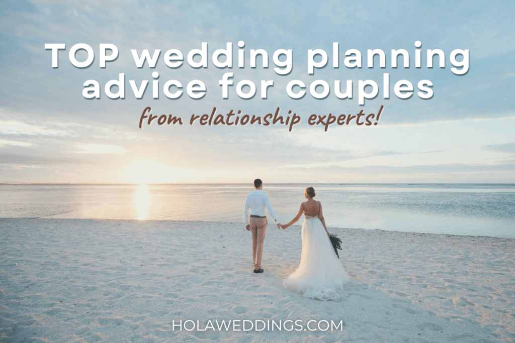 top wedding planning advice for couples blog post cover