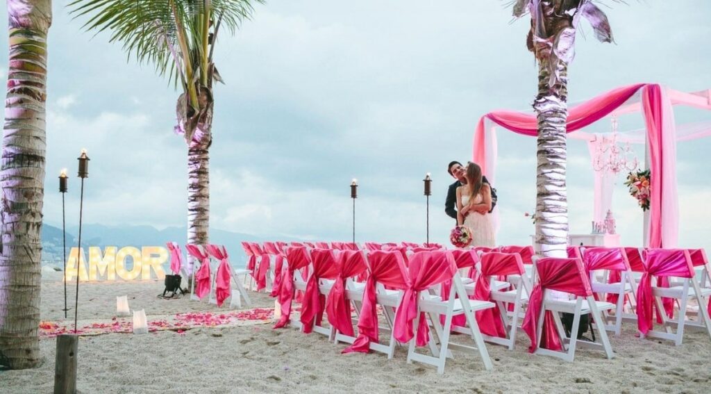 fiesta americana puerto vallarta beach wedding