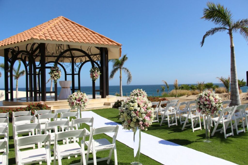 wedding gazebo ideal for beach destination weddings in los cabos