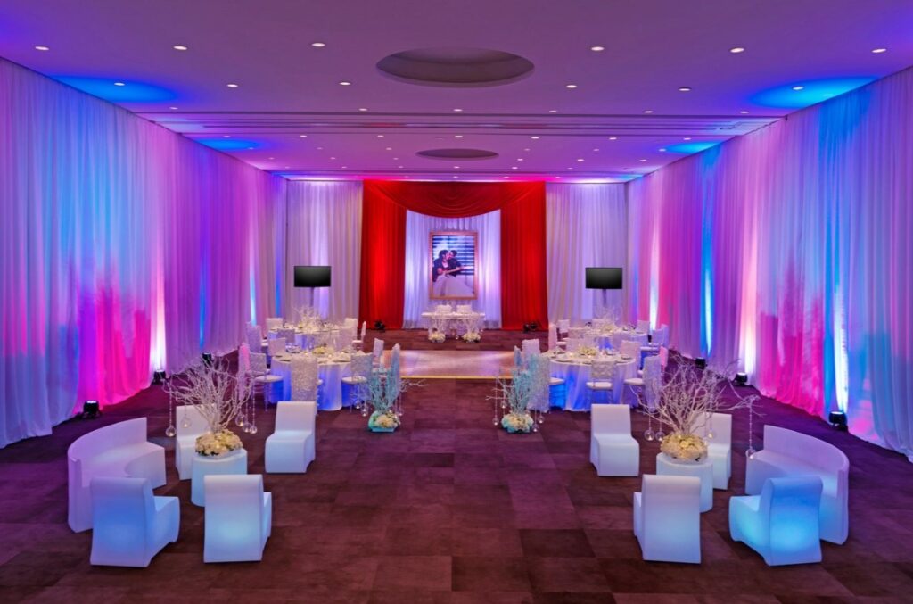 the hard rock vallarta ballroom is a great option for a destination wedding in puerto vallarta