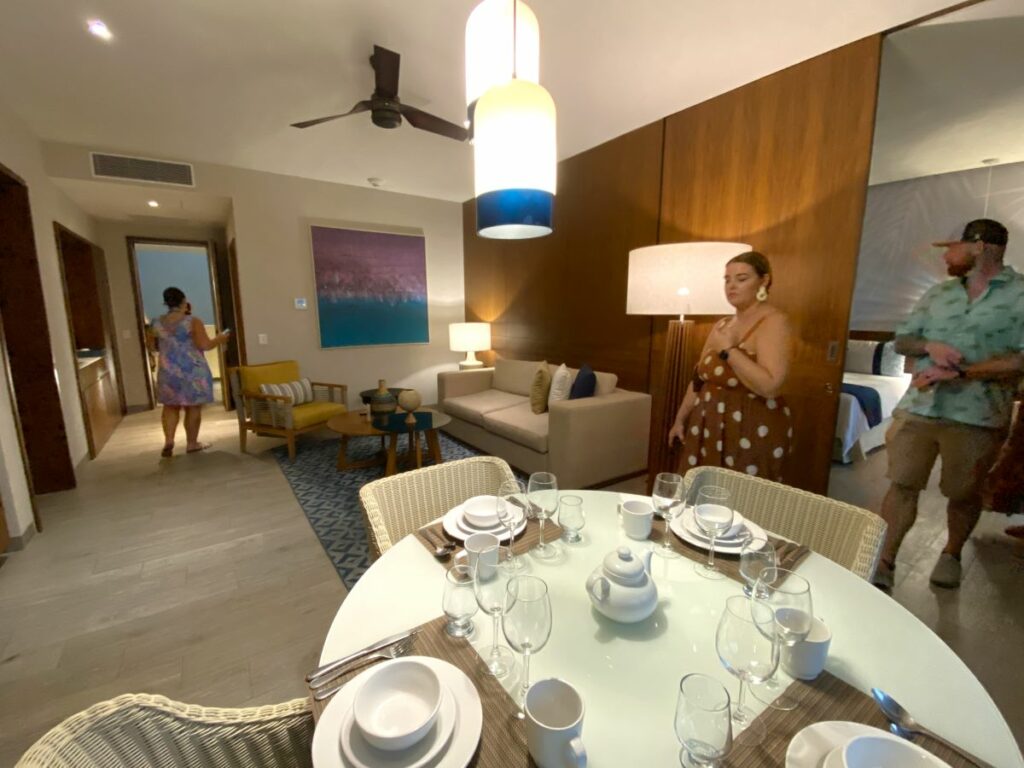 one bedroom suite of an all inclusive resort in puerto vallarta