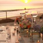 beach wedding set up at an all inclusive resort in puerto vallarta