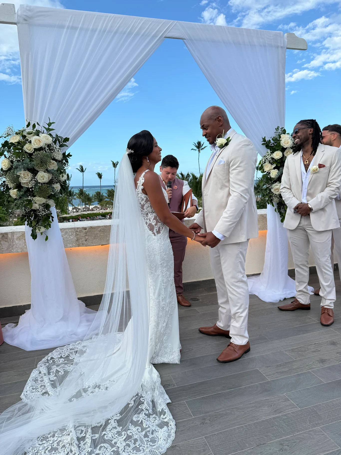 Jessica and Dorian at Lopesan Costa Bavaro Resort